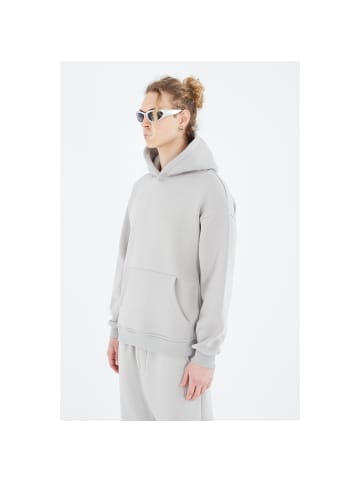 Megaman Oversize Fit Basic Hoodie in Grau