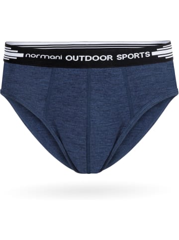 Normani Outdoor Sports 2er Pack Herren Merino Slip in Navy