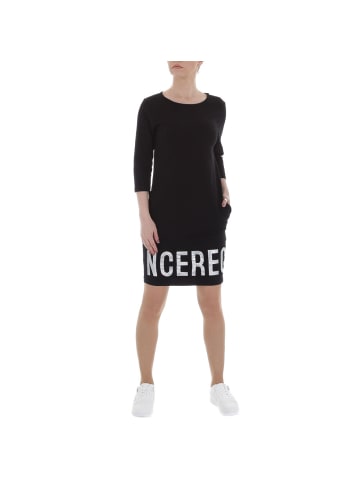 Ital-Design Kleid in Schwarz