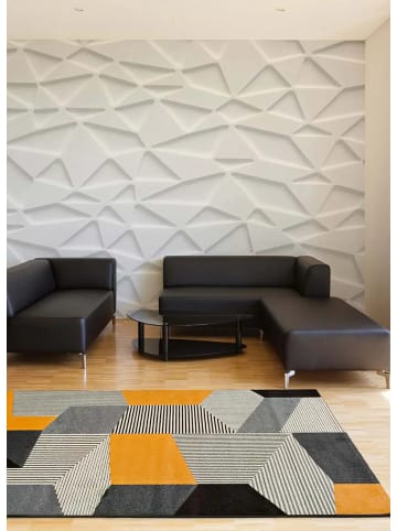 Atticgo Kurzflor-Teppich LEO in grau