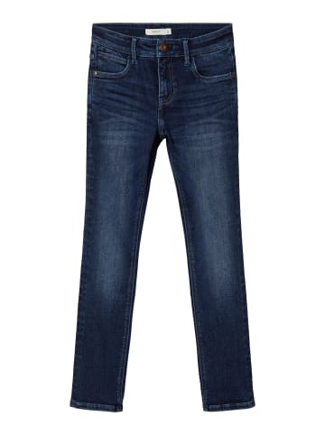 name it Jungs Denim-Jeans Power-Stretch in Dark Blue Denim