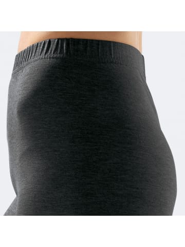 Erwin Müller Single-Jersey Leggings, lang 2er-Pack in anthrazit meliert