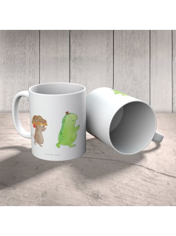 Mr. & Mrs. Panda Kindertasse Schildkröte Maus ohne Spruch in Weiß