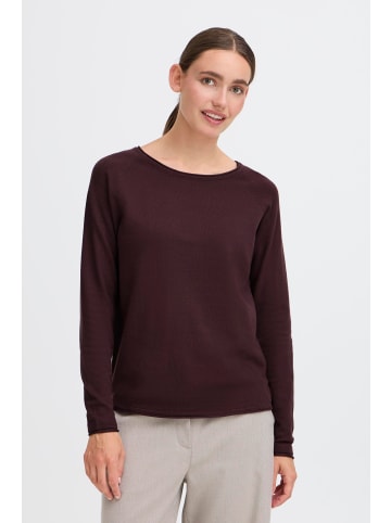 Oxmo Strickpullover OXKeana in Braun