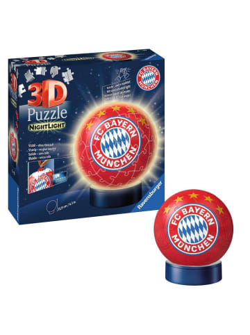 Ravensburger Konstruktionsspiel Puzzle 72 Teile 3D Puzzle Nachtlicht FC Bayern München 6-99 Jahre in bunt
