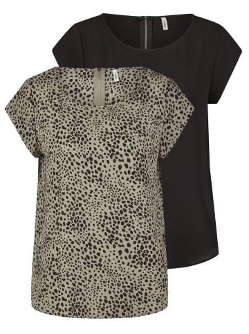 ONLY T-Shirt ONLVIC - 2er Pack in Mehrfarbig