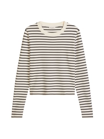 Marc O'Polo Gestreiftes T-Shirt relaxed in Weiß