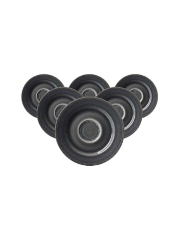 Ritzenhoff & Breker 6er Set Espressountertassen Toledo ø 12,5 cm grau in grau