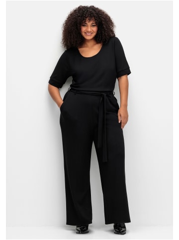 sheego by Joe Browns Jumpsuit in schwarz