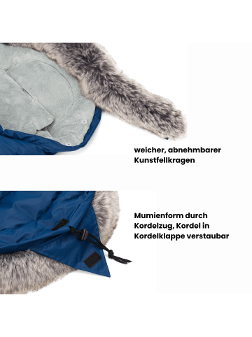 fillikid Winterfußsack Lhotse Exclusiv in Blau