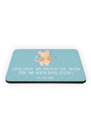 Mr. & Mrs. Panda Magnet Schlagzeuger Stolz mit Spruch in Meeresbrise