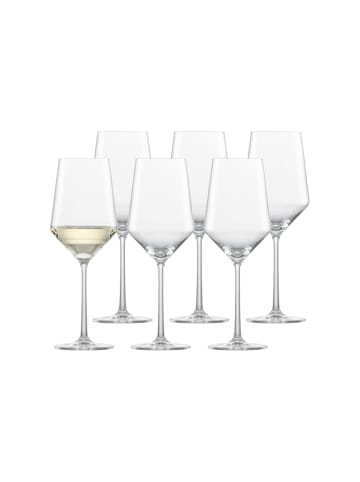 Zwiesel Glas 6er Set Sauvignon Weißweingläser Pure 408 ml in transparent