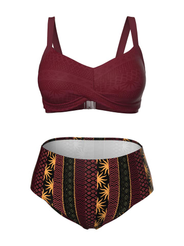 Ulla Popken Bikini in purpurrot