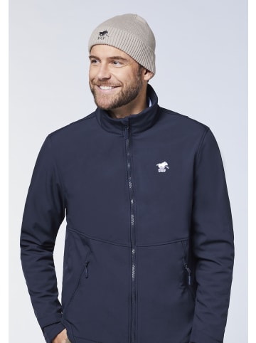 Polo Sylt Mütze mit Label-Stickerei und geripptem Saum in Grau