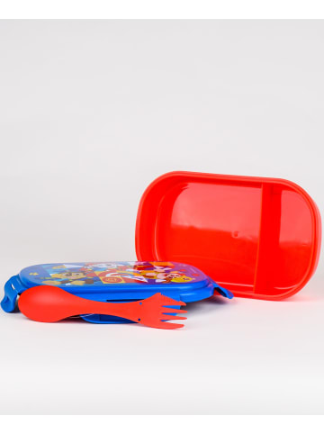 Paw Patrol Brotdose Paw Patrol mit 2-Fach-Unterteilung & Göffel-Messer in Bunt