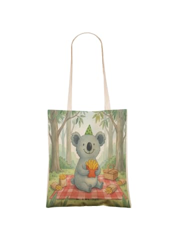 Mr. & Mrs. Panda Tasche Koala Pommes Design ohne Spruch in Weiß