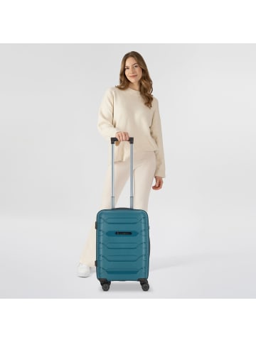 Polestream Strz by Asteroid 4 Rollen Kabinentrolley 55 cm in deepsea green