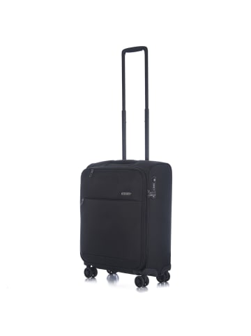 Epic Discovery Neo 4 Rollen Kabinentrolley 55 cm mit Dehnfalte black