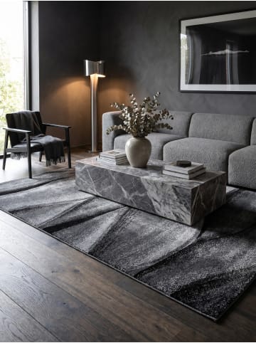 KADIMA DESIGN Teppich Kurzflor Waschbar Ombre SOLDA Strapazierfähig OEKO-TEX