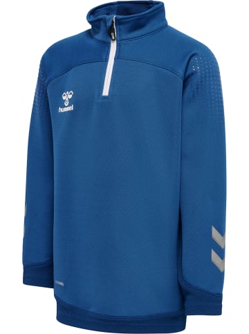 Hummel Halbreißverschluss Sweatshirt Hmllead Kinder in TRUE BLUE