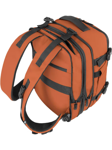normani Erweiterbarer Handgepäck-Rucksack 20 Liter Nikaho in Orange
