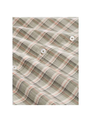 Tom Tailor Halbarmhemd in green white check