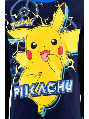 Pokémon Pokemon Jungen Schlafanzug Pyjama Langarm in blau