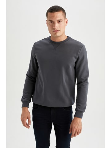 DeFacto Sweatshirt REGULAR FIT in Anthra