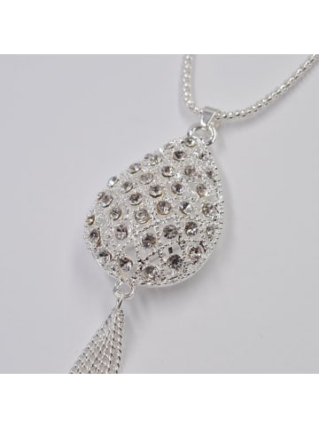 Steuer Modeschmuck Metall in silber