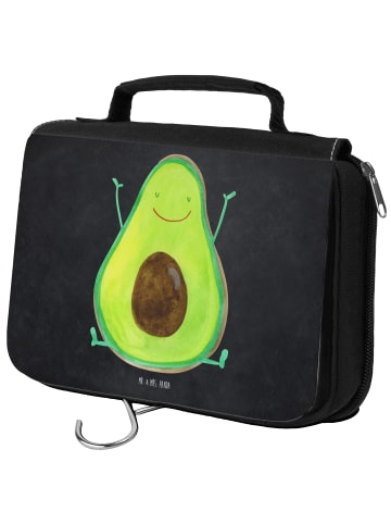 Mr. & Mrs. Panda Waschtasche Avocado Glücklich ohne Spruch in Kreidetafel