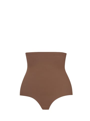 Bye Bra Shapingslip Sculpting High Waist Thong in Cocoa