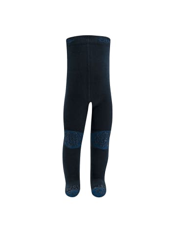 ewers Krabbelstrumpfhose Uni in marine