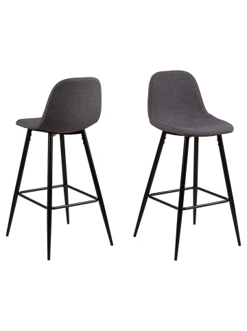 ebuy24 Barhocker Wilma Grau 2er Set