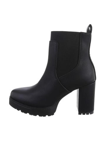 Ital-Design Stiefelette in Schwarz