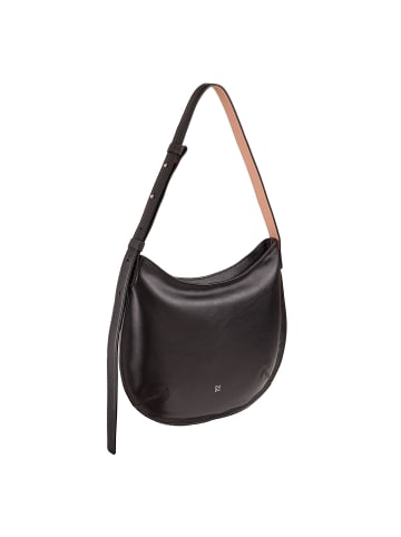 DuDu Hispani Schultertasche Leder 34 cm black rose