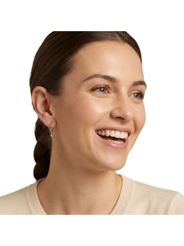 Amor Charm Creole Silber 925, gelbvergoldet in gold