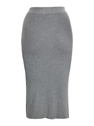 NAEMI Damen Rock in GRAU MELANGE