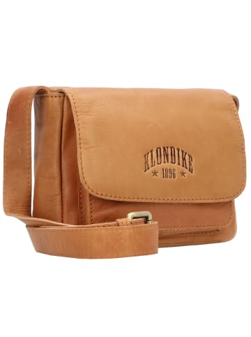 KLONDIKE 1896 Rush Monika Umhängetasche Leder 17 cm in cognac