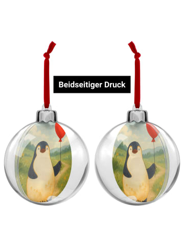 Mr. & Mrs. Panda weihnachtshänger Pinguin Luftballon Design ohne... in Weiß