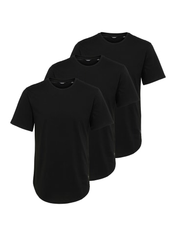 ONLY & SONS T-Shirt Matt in Schwarz
