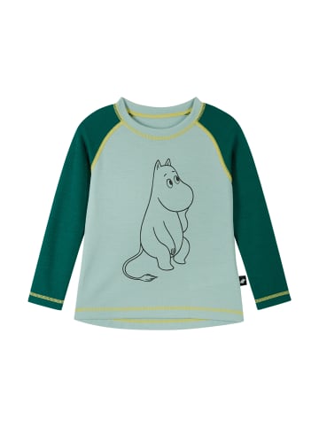Reima T-Shirt " Moomin Tindra " in Cool green