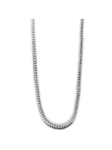 Adeliás Damen Halskette aus Edelstahl 60+5 in silber