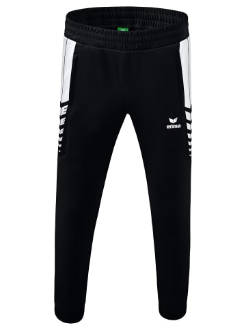 erima Kinder Six Wings Trainingshose in schwarz/weiss