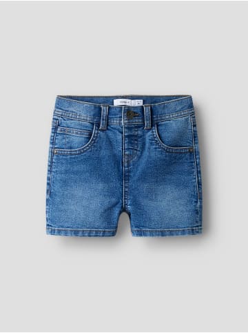 name it Shorts in Medium Blue Denim