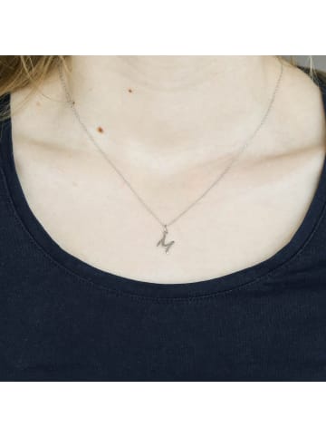 Lucardi 925 Silber Anhänger  Buchstabe