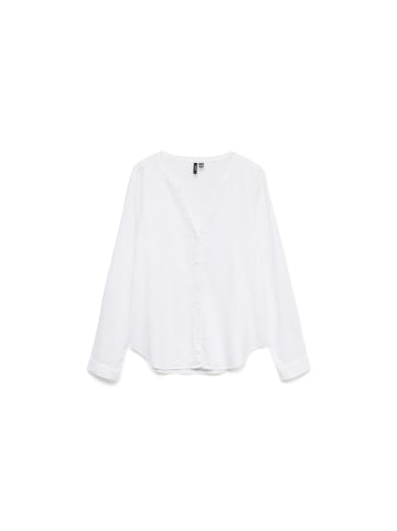 Vero Moda Langarmbluse in Snow White