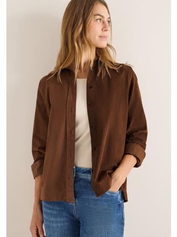 Cecil Solid Corduroy Kleid in Mocha Caramel