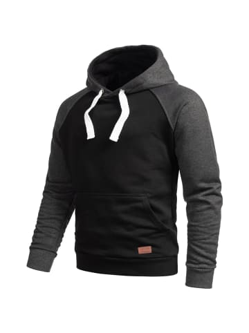 Alessandro Salvarini Hoodie AS-297 in Schwarz