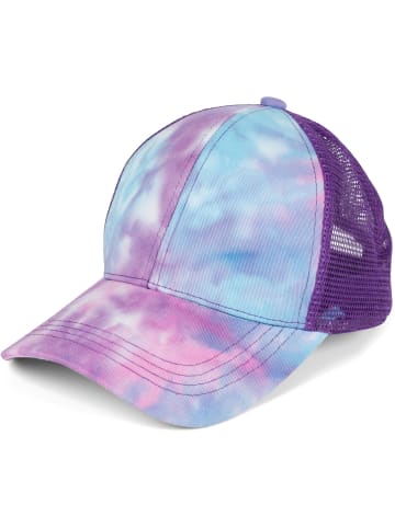 styleBREAKER Baseball Cap in Türkis-Violett