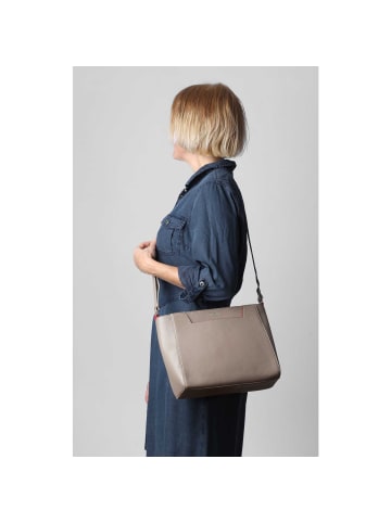 VARGU Leder-Umhängetasche Sandrin 1 in taupe